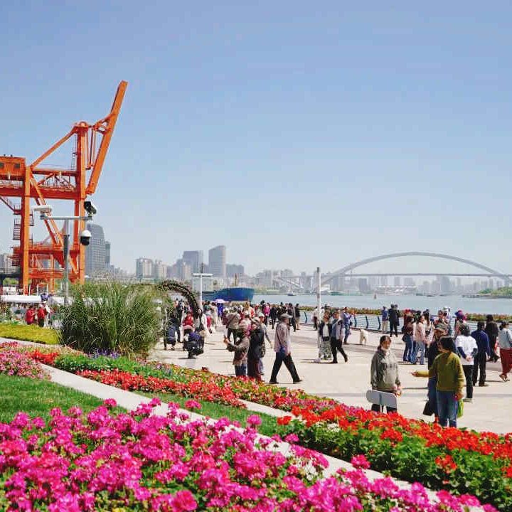 隐盏文化分享上海工业遗迹改造工业旅游策划案例：徐汇滨江的国际花展